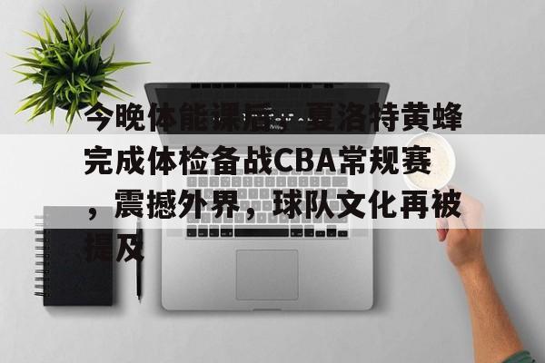 ayx-今晚体能课后，夏洛特黄蜂完成体检备战CBA常规赛，震撼外界，球队文化再被提及的简单介绍